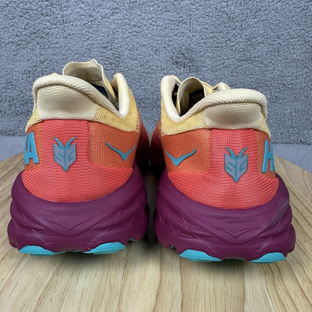 Hoka Speedgoat 5 Mens Size 9 D Impala Flame Trail Running Hiking Shoes Cushion - Picture 6 of 15
